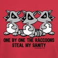 thumbnail image 3 of CafePress - One By One The Raccoons Dark T Shirt - Men's Classic Graphic Cotton T-Shirt, 3 of 4
