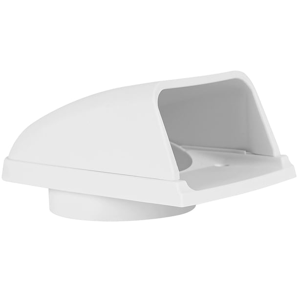 Ventilador de admisión y escape marino genérico, práctico y resistente para exteriores. Blanco
