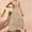 Khaki, variant on Zorckvet Womens Dresses Sleeveless Casual Loose Plain Crewneck Trendy Long Boho Dress for Ladies