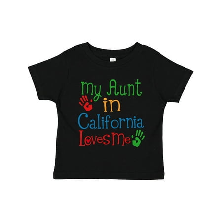 

Inktastic My Aunt in California Loves Me Gift Toddler Boy or Toddler Girl T-Shirt