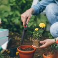 thumbnail image 3 of Gardening Shovels, Root Shovel, Planting and Digging Shovel, Comfortable Grip, Sturdy, Gardening Hand Tools for Weeding, Loosening Soil, Digging Succulents, 3 of 5