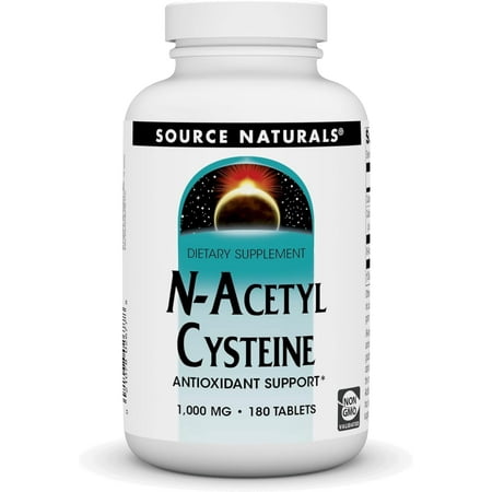Source Naturals N-Acetyl Cysteine 1000 mg 180 Tablets