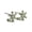 Antique Brass, variant on Haute Decor MantleClip Stocking Holders with Removable ZINC Alloy Holiday Icons (2-Pack Snowflake, Silver) - Christmas Stocking Hanger Hook Set - Holds Stocking Safely on Mantels up to 3 Inches Thick
