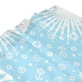 thumbnail image 4 of YFYANG Waterproof Bathroom Shower Curtain, Blue Floral Pattern Shower Curtain Set with Hooks, Home Bathroom Tub Decor - 72 "x72", Iron Hooks, 4 of 6