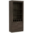 thumbnail image 4 of Palermo 2 Piece Living Room Set, Montenegro Bar Cabinet + Nora Lift Top Coffee Table, Dark Walnut, 4 of 5