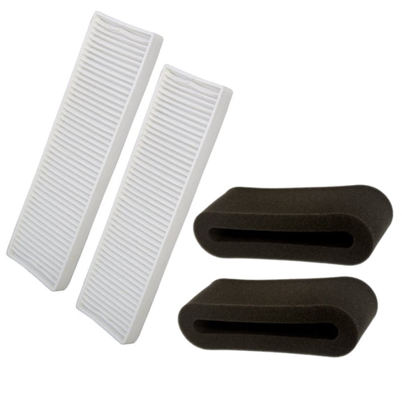 HQRP 2-Pack Outer Circular Filter and 2-Pack Post-Motor Filter for Bissell PowerClean Rewind Vacuum 62X5 Cleaner   HQRP Coaster