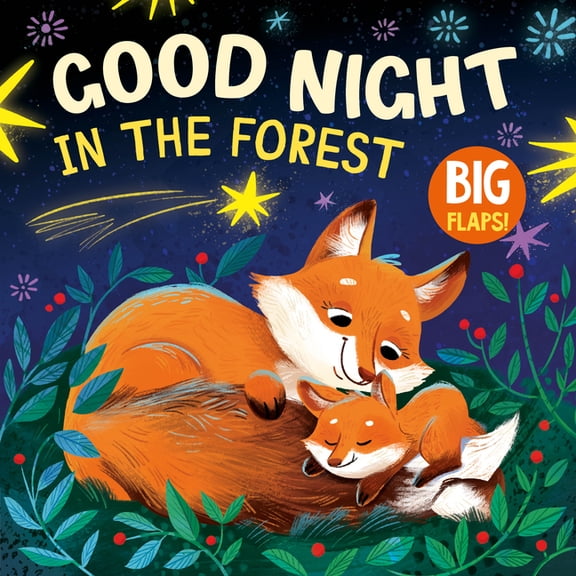 Clever Big Flaps Good Night in the Forest, (Board Book)