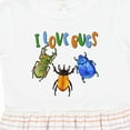 thumbnail image 4 of Inktastic I Love Bugs Girls Toddler Dress, 4 of 5