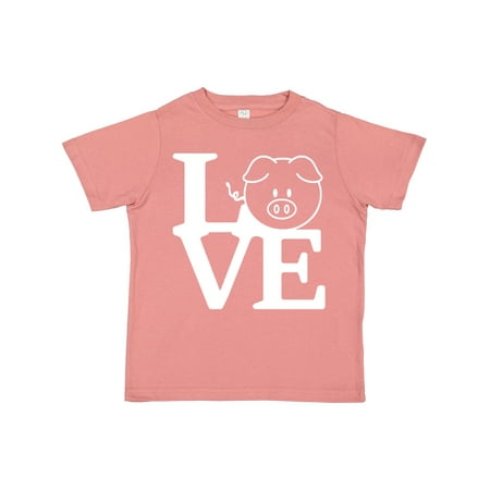 

Inktastic I Love Pigs 2 Gift Toddler Boy or Toddler Girl T-Shirt