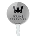 thumbnail image 2 of Justice League Movie Wayne Aerospace Cupcake Picks Toppers Decoration Set of 6, 2 of 7