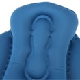 thumbnail image 4 of Oreiller lombaire gonflable de voyage pour avion, ergonomique, doux, pour chaise de bureau, pour hommes et femmes, gonflage par pression, bleu foncé, 4 of 4