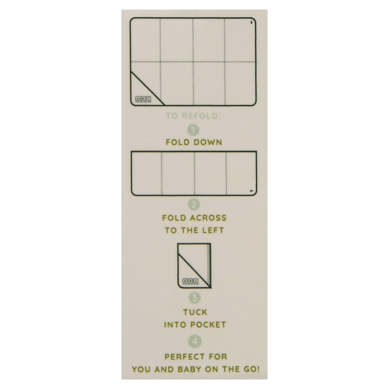 Austin Baby Co Silicone Foldable Placemat, Chambray Blue photo 7