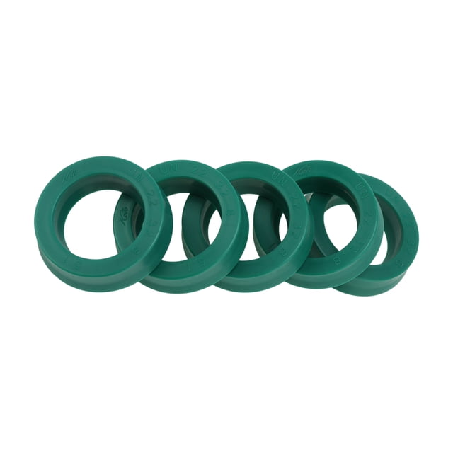 Anillo de Sello de Aceite Universal Unique Bargains Labio UN Sello de Eje Rotativo 22x32x8mm Alta Presión TPU Verde 5 Pcs