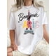 thumbnail image 1 of 1pc Women'S Casual Cotton T-Shirt with Geometric eiffel Tower Print, Crew Neck, Medium Stretch Knit Fabric, all-Season Fashion Top, 1 of 6
