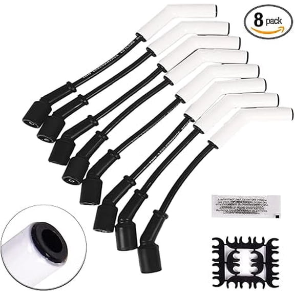 Ceramic Spark Plug Wire Set Accel 9070C Extreme 9000 Compatible with LS Terminals LS3 LS4 LS7 Engines