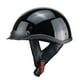thumbnail image 5 of Wosthever Casco de motocicleta Universal portátil de estilo Vintage para mujer y hombre, cascos de media cara para Scooter, protección para la Ciclismo Negro brillante XXL, 5 of 6