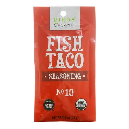Riega Organic Fish Taco Seasoning, 0.8 Oz