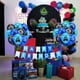 thumbnail image 2 of Conjunto de decoración de fondo para fiesta de cumpleaños con temática de la serie azul, globo de látex con bandera y letras, 2 of 6