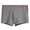 Dark Gray, variant on zeranth Men Panties Striped U Convex Mid Rise Stretch Close Tit Sexy Moisture Absorption Underpants Underwear Shorts Men Clothes