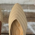 thumbnail image 6 of Mepaouo Pointed Toe Flats for Women Comfortable Dressy Knit Ballet Mary Jane Women's Work Dress Shoes, 6 of 8