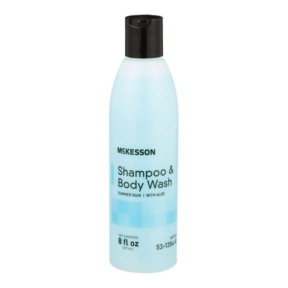 McKesson Shampoo and Body Wash for Fragile Skin and Hair - Summer Rain Scent, 8 oz, 1 Ct