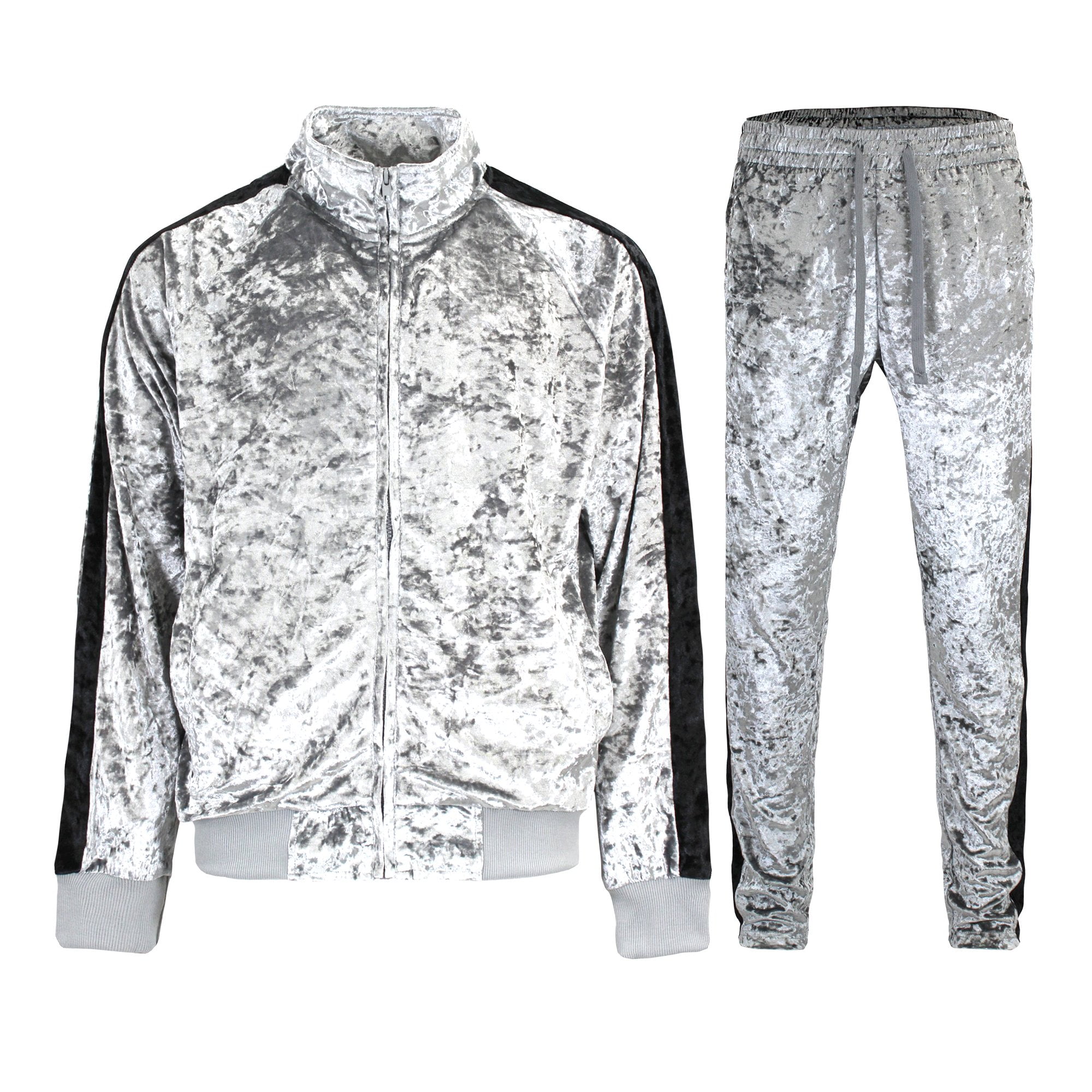 Accented Velour Track Suit – G-Style USA