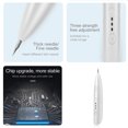 thumbnail image 3 of Pluma de Eliminación de Lunares y Manchas para Uso Doméstico - Segura y Efectiva con Tecnología de Ionización de Carbono, Cuidado de la Piel, Color Blanco, Incluye Agujas y Cable de Carga., 3 of 5
