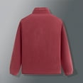 thumbnail image 4 of Leodye Veste Sans Manches en Molleton Décontractée et Tendance pour Homme à Manches Longues, Col Montant, avec Poche, Veste Décontractée Rouge m(m), 4 of 4