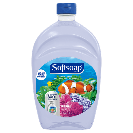 (2 pack) Softsoap Liquid Hand Soap Refill, Aquarium, 50