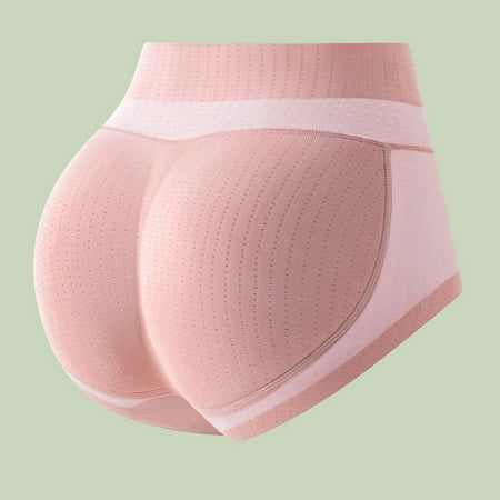 Clearance Sale! Butt Lifter Panties for Women Padded Underwear Seamless Booty Pads Enhancer Shapewear Butt Lifting Panty Pink Xl