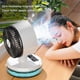 thumbnail image 3 of Portable Air Cooler with 900ml Water Tank Humidifier, Cooling Air Conditioner Fan, 3-Speed Quiet Fan for Home Bedroom & Office, 3 of 5