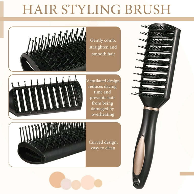Abaima 8-Piece Detangling Brush Set with Spray Bottle photo 7