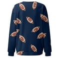 thumbnail image 6 of CAIXIA Football Crew Neck Sweatshirts Women Fashion Trendy Crewneck Long Sleeve Sweaters Top Pullover Vacation Novelty Print Womens Sweaters 2026 Fall Outfits Clothes, 6 of 6
