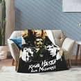 thumbnail image 5 of Real Anuel Hasta Aa La Muerte Blanket Flannel Throw Blanket for Couch Sofa Bed Novelty Graphic Cover Blanket Soft Air Conditioning Blankets All Season 60"X50", 5 of 6