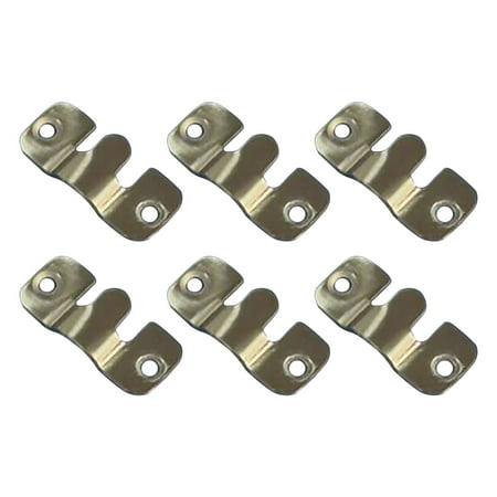 

WMYBD Gifts niture Stainless Steel Connectors Stainless Steel Hooks Bed Hooks Photo Frame Hooks Hardware Connectors 6PCS