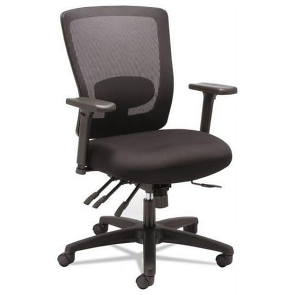 ALE Envy Series Mesh Mid-Back Multifunction Chair, Black
