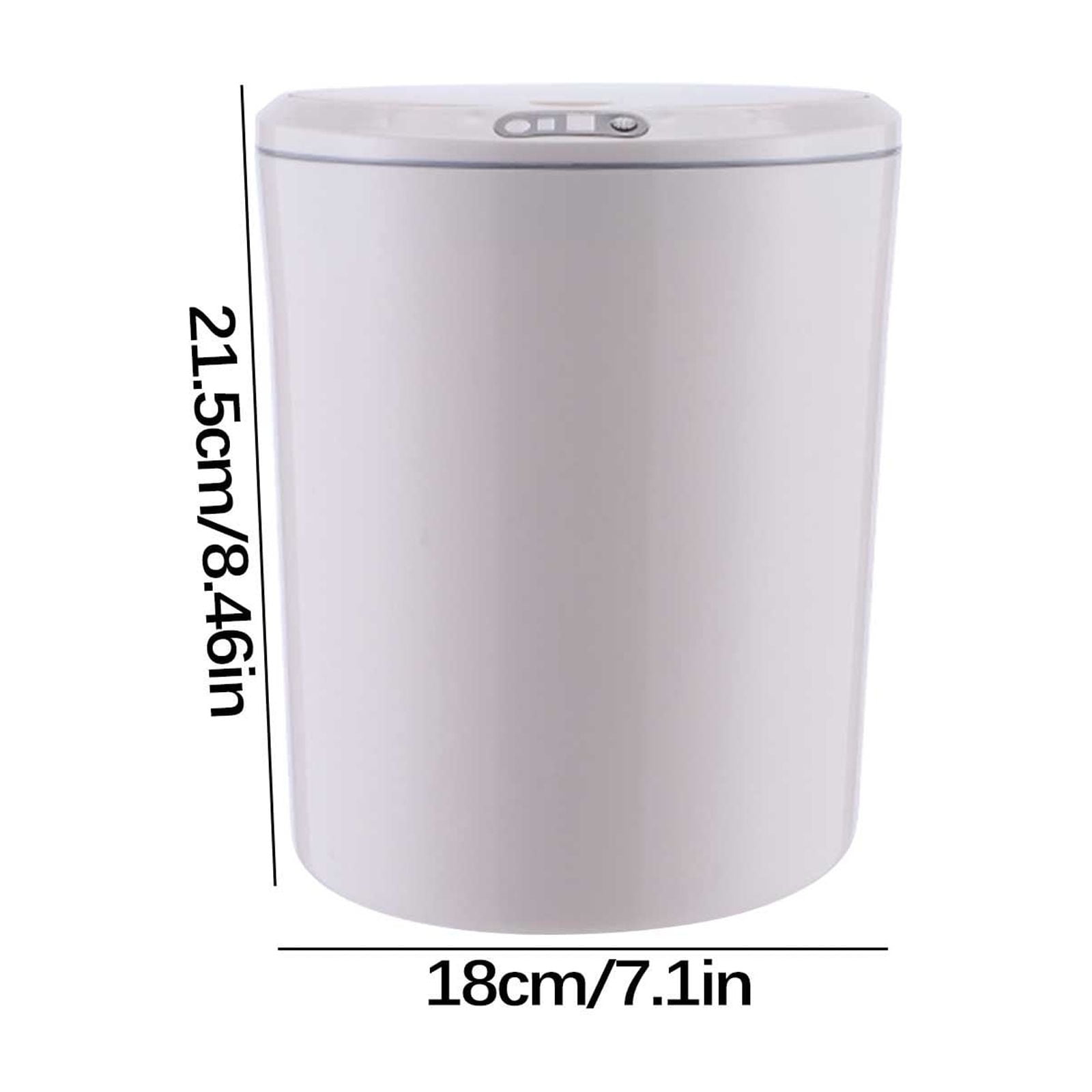 Fnyoxu Trash Can, Bathroom Smart touchless Trash Can 2 Gallon Automatic Motion Sensor Rubbish Can with Lid Electric Narrow Small Garbage Bin for Kitchen, Office, Living Room, toilet, Bedroom, RV