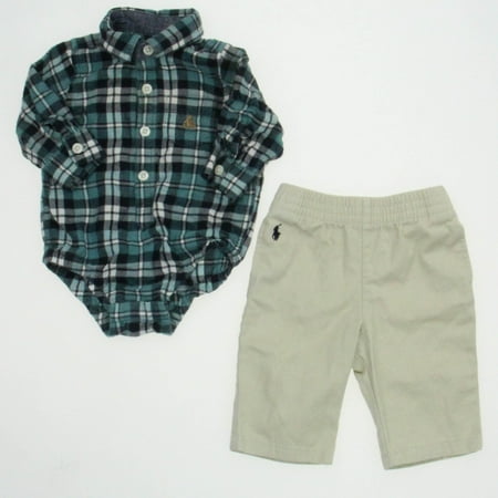

Pre-owned Ralph Lauren | Gap Boys Navy | Green | Tan Apparel Sets size: 3 Months