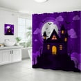 thumbnail image 6 of Dmlowu Halloween Shower Curtain, Water Proof Microfiber Shower Curtain Liner, Weighted Bathroom Curtain for Home Decor, 71x79 Inch Luxury Soft Fabric Shower Curtain, 6 of 8