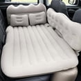 thumbnail image 4 of Inflatable Car Bed for Camping & Travel, Soft Flocking Foldable Air Mattress, Beach Pool Picnic Road Trip Accessory, Comfort Skin-Friendly Party Airbed, 4 of 14