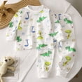 thumbnail image 2 of TOWED22 Toddler Baby Girl Boy Fall Winter Clothes 2 Piece Hooded Sweatshirt Tops and Joggers Pants Set Cute Print Outfits Clothing(Green,12-18 M), 2 of 5
