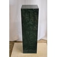 thumbnail image 2 of Pedestal For Artwork, Modern Dark Green and Black Marble Stone 12" x 12" x 39"H, 2 of 9