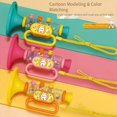 thumbnail image 4 of 1pc Cartoon Cute Animal Trumpet Toy, Mini Trumpet Instrument. Made Of ABS Material, Durable. Enhance Color Recognition., 4 of 5