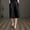 Black, variant on Endives Womens Cotton Linen Short Slim Solid Color Linen Pant Women Elastic Waist Short Pants Yellow