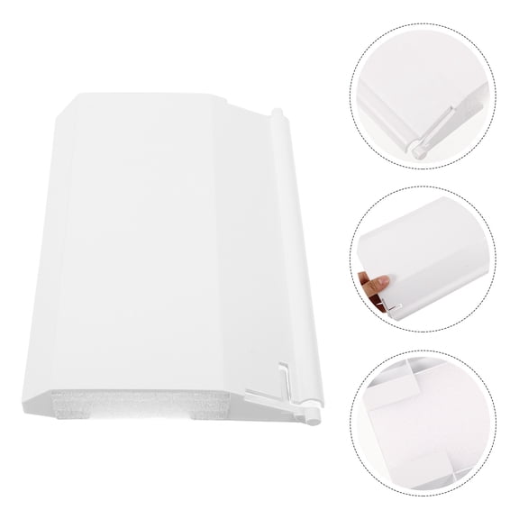 Soimiss Sturdy White Plastic Pool Skimmer Door Flap Replacement Preventing Water Backflow