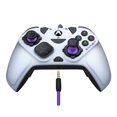 thumbnail image 3 of Victrix Gambit World's Fastest Licensed Xbox Controller for Xbox One, Series X|S – PC Compatible - Elite Esports Design with Custom Paddles, Swappable Pro Thumbsticks & White / Purple Faceplates, 3 of 9