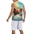 thumbnail image 2 of Honeii Cloud Guinea Pig print basktball shirt for men and women, Unisex basketball jersey for Theme party-X-Large, 2 of 6