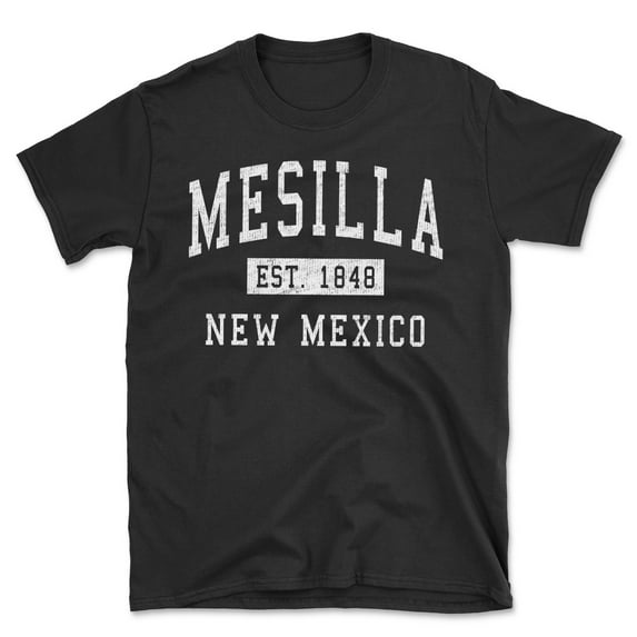 Mesilla New Mexico Classic Established Men's Cotton T-Shirt