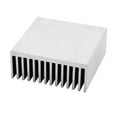 thumbnail image 2 of Uxcell Aluminium Sink Cooling Fin Heatsink Silver Tone 1.97" x 1.97" x 0.79", 2 of 2