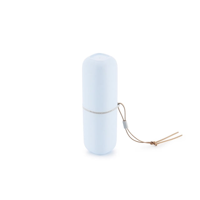 fastboy Travel Toothbrush Case Portable Toothbrush Cup Holder 2 in 1 Wash Cups Storage Box Container Business Use Home Sky Blue